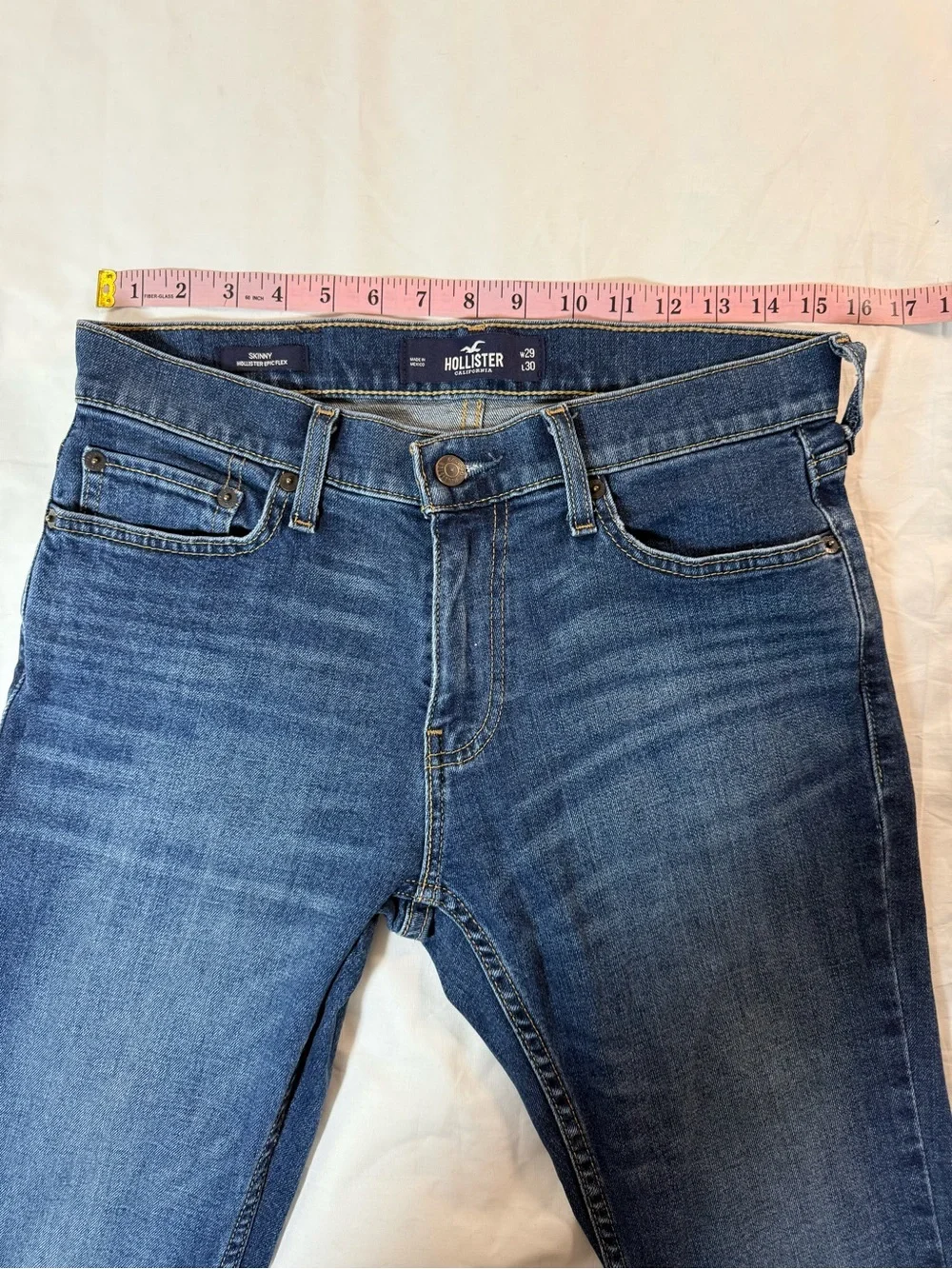 Hollister Skinny Epic Flex Dark Blue Jeans